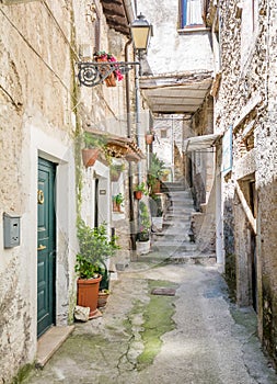 Scenic sight in Poggio Moiano, rural village in Rieti Province, Latium, Italy. photo