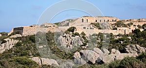Poggio Rasu fort. Caprera island (La Maddalena archipelago - Sardinia)