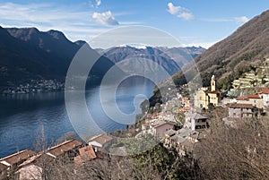 Pognana Lario view, Como Lake