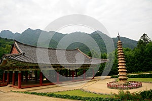 Pohyon Buddhist temple, North-Korea