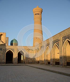 The Poi Kalyan complex in Bukhara, Uzbekistan photo