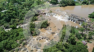 Poi waterfall in Phitsanulok province, Thailand in rainy season