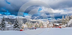 Poiana Brasov landscape