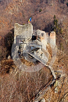 Poienari fortress of Dracula