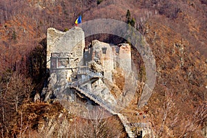 Poienari fortress of Dracula