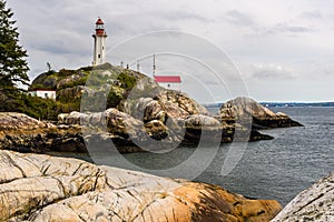 Point Atkinson Lighthouse, West Vancouver, Canada photo
