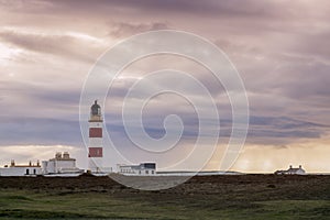 Point of Ayre Lighthouse on the Isle of Man