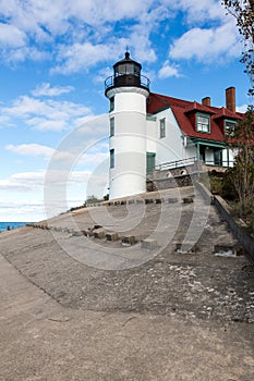 Point Betsie Lighthouse near Frankfort Michigan