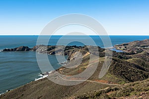 Point Bonita coast, California