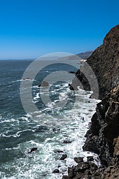 Point Bonita coast, California