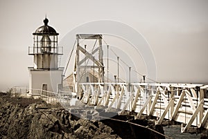 Point bonita lighthouse san francisco - antique photo