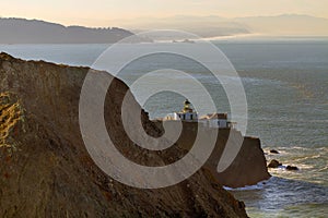 Point Bonita Lighthouse in San Francisco CA USA photo