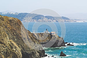 Point Bonita Lighthouse, San Fransisco, California photo