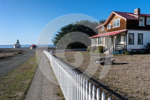 Point Cabrillo lighthouse and lighthouse keeper home