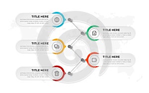 6 Point 3D Shape Infographic Element for Business