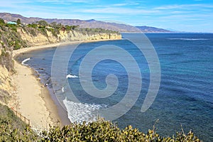 Point Dume on the coast of Malibu, California