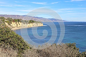 Point Dume on the coast of Malibu, California