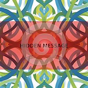 Point features a red background with the text HIDDEN MESSAGE in bold