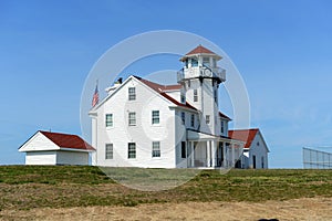 Point Judith Lighthouse, Narragansett, RI, USA photo