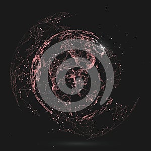 Point, Line and constitute an abstract map of the world,.