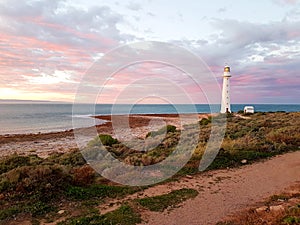Point Lowly Lighthouse at Dawn, Spencer Gulf