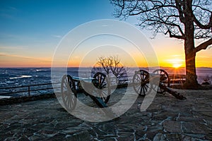 Point Park Civil War Cannons in Chattanooga Tennessee TN