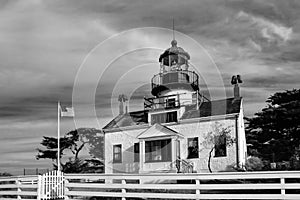 Point Pinos Lighthouse of Monterey Bay