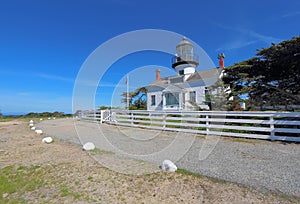 Point Pinos lighthouse in Pacific Grove, California photo