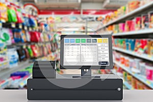 Point of sale system for store management photo
