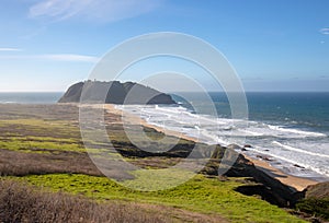 Point Sur north of Big Sur on the central coast of California United States