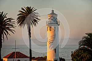 Point Vicente Lighthouse at dawn