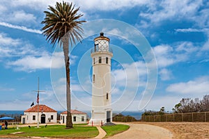 Point Vicente Lighthouse in Los Angeles, South California.