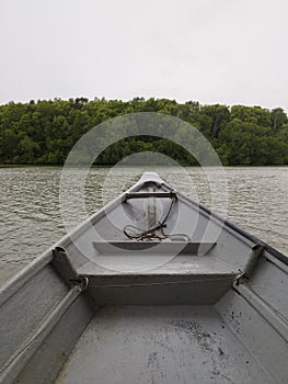 Point of view of boatman