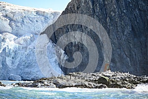 Point Wild at Elephant Island, where Sir Ernest Shackleton let his shipwrecked men until Captain Pardo came to rescue them.