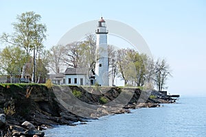 Pointe aux Barques Lighthouse, built in 1848