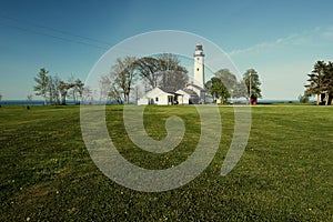 Pointe aux Barques Lighthouse, built in 1848