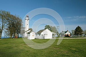 Pointe aux Barques Lighthouse, built in 1848