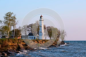 Pointe aux Barques Lighthouse, built in 1848 photo