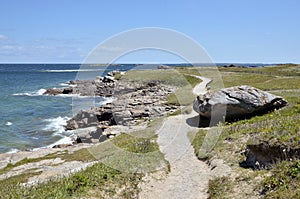 Pointe du Conguel at Quiberon peninsula in France