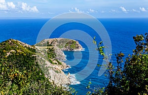 Pointe Rodrigue Rock, Terre-de-Haut, Iles des Saintes, Les Saintes, Guadeloupe, Lesser Antilles, Caribbean photo