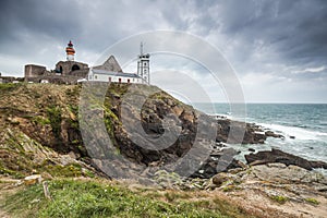 Pointe Saint-Mathieu in Brittany in Franc - Finistere region - France