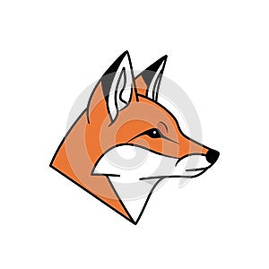 And pointed ears, capturing the essence of a classic vulpine