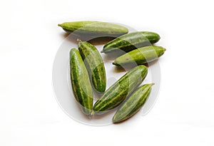 Pointed gourd in isolated background.