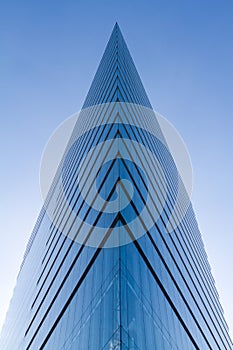 Pointed modern building