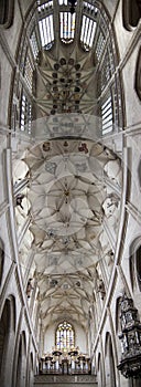 Pointed vault of Saint Barbara church