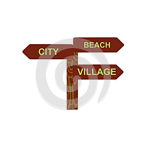Pointer icon vector sign and symbol isolated on white background, Pointer logo concept