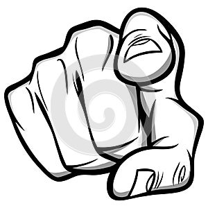 Pointing Finger Illustration