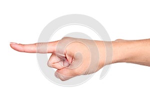 Pointing hand