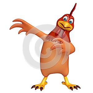 Pointing Hen cartoon character