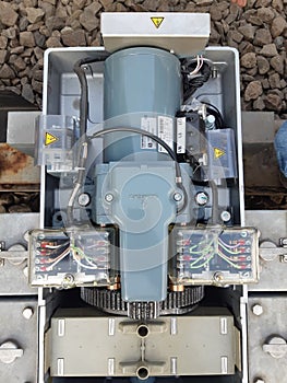 Pointmachine for wessel railway systems signalling